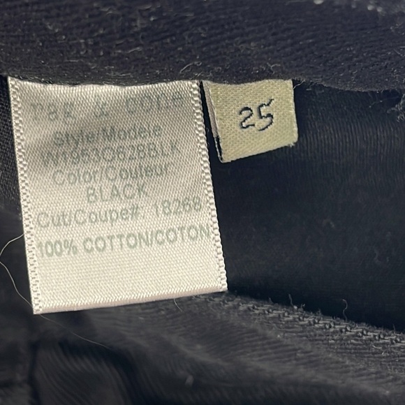 Rag & Bone 25, 0 Black Short Fray Raw Hem High Rise‎ 100% Cotton Denim Shorts - Picture 7 of 11